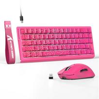 ATTACK SHARK Rapid Trigger Wired 8kHz Gaming Keyboard and Mouse Adjustable TKL Compact Gaming Keyboard with PBT RGB Lightweight Mouse PAW3395