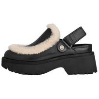 UGG Esmee Cow Leather Casual Shoes 5.1cm Women's Black 1171507-BLK 37