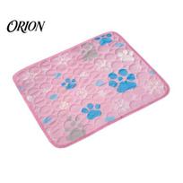 Puppy Cooling Pad Dog Mat, Washable Summer Pet Portable for Dogs And Cats Bed, Indoor Outdoor Use Comfortable Sleeping Mat XS rožinė
