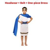 Halloween Kids Role Play Costume For Boys And Girls With Polyester Material XL (child) mėlyna