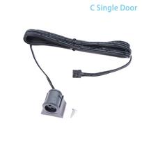 Mini LED spintelės šviesos jutiklis 12V 24V Jutiklinis/Rankos mostu/PIR judesio/Durų įjungimo/išjungimo virtuvės spintos lempos valdymas Nuimamas C