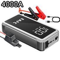 EAFC 12V Car Jump Starter Battery Power Bank QC3.0 Charger Portable Car Battery 4000A Emergency Booster For Auto JumpStarts 4000A  Starter