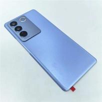 Battery Back Cover For vivo V27 / V27 Pro Phone Rear Housing Replacement With Camera Lens mėlyna