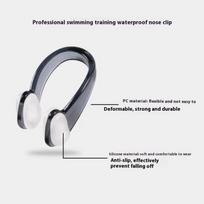 10Pcs Color Random Reusable Soft Silicone Swimming Nose Clip Comfortable Diving Surfing Swim Clips For Adults Children 10pcs