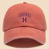pc Harvard Print Trucker Hat Compatible for Harvard  Unisex Adjustable Vintage Cap with Harvard MultiColor Options ( Shown) 1pc brown