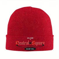 Silent Hill Bonnet Hats Gaming Gamer Knitting Hat Unisex Adult Cute Warm Beanie Hats Autumn Winter Kpop Pattern Cap