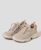 [Scholl] Lightweight Outsole Sneakers Yellowish Brown [HH54K2S11B] 35
