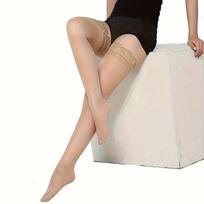 1/4 Pairs Lace Trim Thigh High Stockings Smooth Over The Knee Socks Women'S Stockings & Hosiery One Size