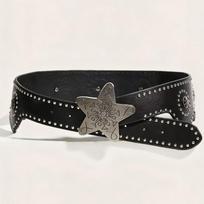 Solid Color Jeans Belt PU Leather Wide Waistband New Waist Chain  Women's Accessories juoda