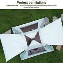 Outdoor SunProof WindProof Quick Opening Tent Lightweight Waterproof Foldable Tent Full Automatic Camping Picnic žalia