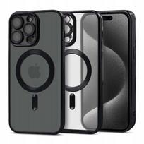 Etui do iphone 12 pro magsafe magshine obudowa wzmacniana czarny case+szkło