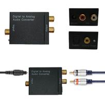 Konwerter audio dac coaxial, toslink - 2x rca  converter digital to analog