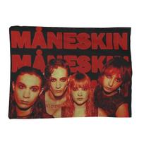 Damiano David Maneskin Music Band Photo Travel Blanket Soft Warm Flannel Throw Blanket Bedding for Bed Living room Picnic Travel Size: 75*100cm, Weight: 230 GSM