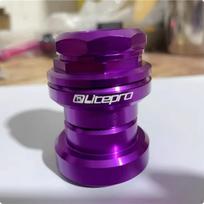 Cycle Headset Bowl Group Aluminum Alloy Folding Bike Anodized Finish Purple violetinė