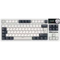 Royal Kludge Rk S85 White Night Gaming Keyboard Cloud Switch 75% balta