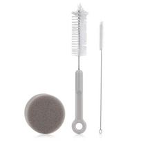 3pcs Cleaning Brush Set Pet Cat Drinking Fountain Water Submersible Pump Pipe Tube Bottle Cup Cleaner Tools for Dog Cat