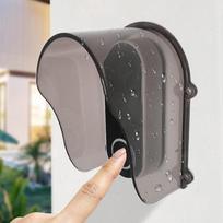 1pc Outdoor Doorbell Keypad Cover Plastic Doorbell Cover Access Control Rain Cover Sun Shade Wireless Doorbell Waterproof Box CHINA