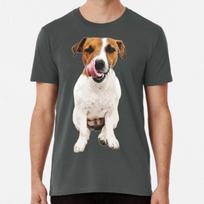 Jack Russell Terrier Dog Cute Wink and Lick  S to 5XL Made in the AU/USA T-Shirt L