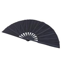 Large Kung Fu Sound Fan Plastic Bone Martial Arts Performance Elegant Hand Folding Stage Fan Opera Magic Props Summer Cool Fans juoda
