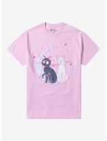 Sailor Moon Luna & Artemis Glitter Fit T-Shirt Unisex T-Shirt XXXL gray