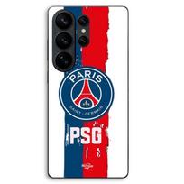 Dėklas Samsung Galaxy S26 Ultra PSG logotipas baltas fonas Maniacase juoda