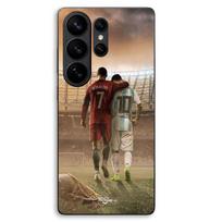 Coque Pour Samsung Galaxy S26 Ultra Cristiano Ronaldo Messi Goat Maniacase juoda