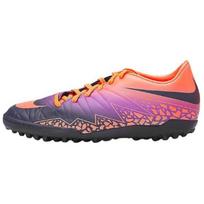 Nike Hypervenom Phelon 2 TF Turf Slip Resistant Abrasion Resistant Soccer Shoes Men's Orange Purple Black 749899-845 44