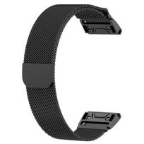 For Garmin Fenix 6 / Fenix 7 Milanese Watch Band(Black) For Garmin Fenix 6 / Fenix 7 juoda
