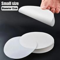 12/13/14cm Round Shape Leak Proof Paper Film Milk Tea Coffee Sealing Packaging One-time Paper Cover for Kitchen Coffee Shop 100pcs