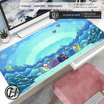 Game  Stardew Valley  mouse pad HD printing computer game player lock edge non-slip mouse pad XXL keyboard computer desk mat 220x180x4mm