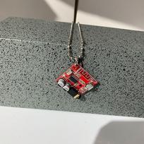 Personality Exaggerate Hip Hop Punk Cyberpunk Electric Board Pendant Necklace for Women Men Jewelry HUANZHI NEW gray