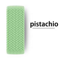 Braided Solo Loop Band For Apple watch Straps 45mm 44mm 42mm 46mm 41mm 49mm Nylon bracelet correa Series 10 9 7 8 5 SE 6 Ultra2 38 40 41 S10-42mm&SS pistacijų spalva