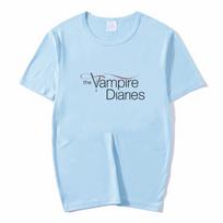 The Diaries Tshirt Damon Print Summer Loose Tee Shirt Femme Ulzzang Casual T Shirt Harajuku L