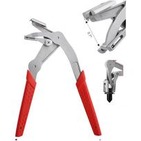 Quick-clamping Car Clip Remover Trim Clip Pliers Red Handle gray
