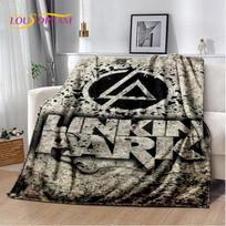 Retro Rock Band 3D L-Linkin Park Soft Flannel Blanket for Beds Bedroom Sofa Picnic,Throw Blanket for Cover Outdoors Leisure Gift 75cmx90cm