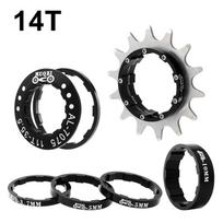 MUQZI MTB Single Disc Cassette Cog 12T 13T 14T 15T 16T 17T Bike Sprocket Mountain Freewheel 14T Black