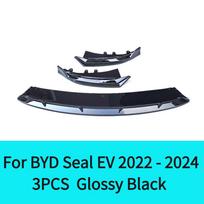 For BYD Seal EV 2022 2023 2024 Bumper Spoiler Car Front Splitter Bumper Lip Diffuser Bumpers Blade Spoiler Accessorie Glossy Black