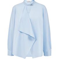 VERO MODA Women's Modal Blend Deep V-Neck Dropped Shoulder Blouse XS