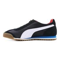 PUMA Roma OG Nylon Unisex Sport Comfort Low Training Shoes Black White 362408-13 35.5
