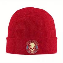 Metal Gear Solid V Outer Heaven Knitted Hat Beanie Winter Hats Warm Unisex Hip Hop MGS Cap for Unisex Women
