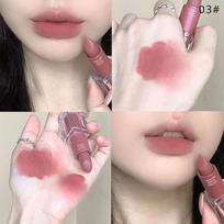 6 spalvų matiniai lūpų dažai vandeniui atsparūs aksominiai lūpų dažai Sexy Red Brown Nude Pigments Ilgalaikis lūpų blizgesio lūpų makiažas 03