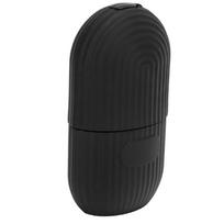 Cold Ice Mold Holder for Face Roller Silicone Reusable Facial DIY Black Striped