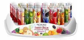 Revers sweet balm vitamin e - mix smaków, 30 szt. + stojak