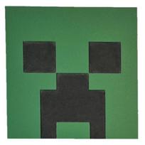 Lampka nocna minecraft creeper