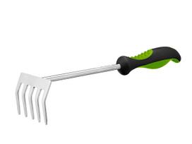 Grabki ogrodnicze garden ze stali nierdzewnej z ergonomicznym uchwytem - 28,5 cm