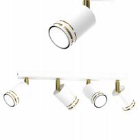 Plafon sufitowy reflektor biały złoty ruchomy led gx53 polska lampa spot