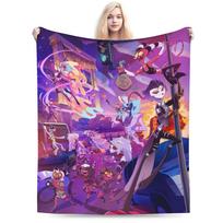 New Arrival hazbines hoteles alastor vox 2 Blanket Super Soft Flannel Cozy Throw Blanket Machine Washable Size: 75*100cm, Weight: 230 GSM