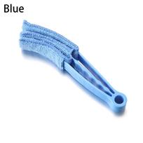 Tool Microfiber Washable Cleaner Brush Clip Removable Household Venetian Window Blind mėlyna