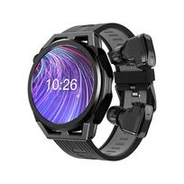 Rainbuvvy N18 TWS Smart Bracelet 1.53inch TFT Round Screen AC7012A6S Local Mp3 Playback BT5.0 Bluetooth Call Android Men or Women Smartwatch juoda