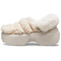 Crocs EVA Snow House Plush Comfortable Warm Clogs Women Footwear Cement-Gray 208938-160 38-39